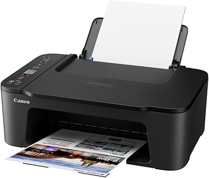 Canon PIXMA TS3720 Wireless All-in-one Inkjet Home Office Printer, Print, Copy, Scan, Wi-Fi, USB, Network, Mobile Friendly, Black Colour -- 1 Year Canon Warranty