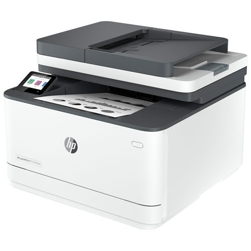 HP Laserjet Pro MFP 3101fdw (Black and White) Printer, Print, Copy, Scan, Fax, 600dpi, USB, Ethernet 10/100, Wireless 802.11b/g/n, Dual band 2.4GHz/5GHz, 4x6 inch, Letter, Legal, Envelopes, uses HP 138A, HP138X toner -- 1 Year Limited HP Warranty