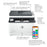 HP Laserjet Pro MFP 3101fdw (Black and White) Printer, Print, Copy, Scan, Fax, 600dpi, USB, Ethernet 10/100, Wireless 802.11b/g/n, Dual band 2.4GHz/5GHz, 4x6 inch, Letter, Legal, Envelopes, uses HP 138A, HP138X toner -- 1 Year Limited HP Warranty