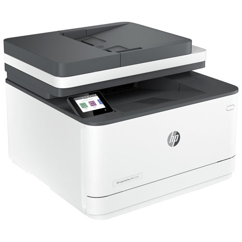 HP Laserjet Pro MFP 3101fdw (Black and White) Printer, Print, Copy, Scan, Fax, 600dpi, USB, Ethernet 10/100, Wireless 802.11b/g/n, Dual band 2.4GHz/5GHz, 4x6 inch, Letter, Legal, Envelopes, uses HP 138A, HP138X toner -- 1 Year Limited HP Warranty