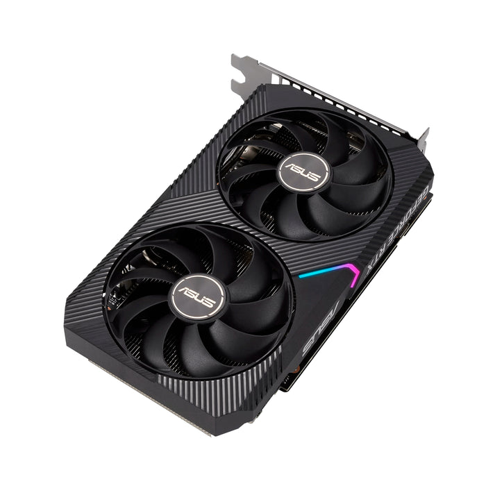 ASUS Dual NVIDIA GeForce RTX 3050 6 GB OC Edition Gaming Graphics Card - PCIe 4.0, 6 GB GDDR6 Memory, HDMI 2.1, DisplayPort 1.4a, 2-Slot Design, Axial-tech Fan Design, 0dB Technology -- 3 Year ASUS Warranty