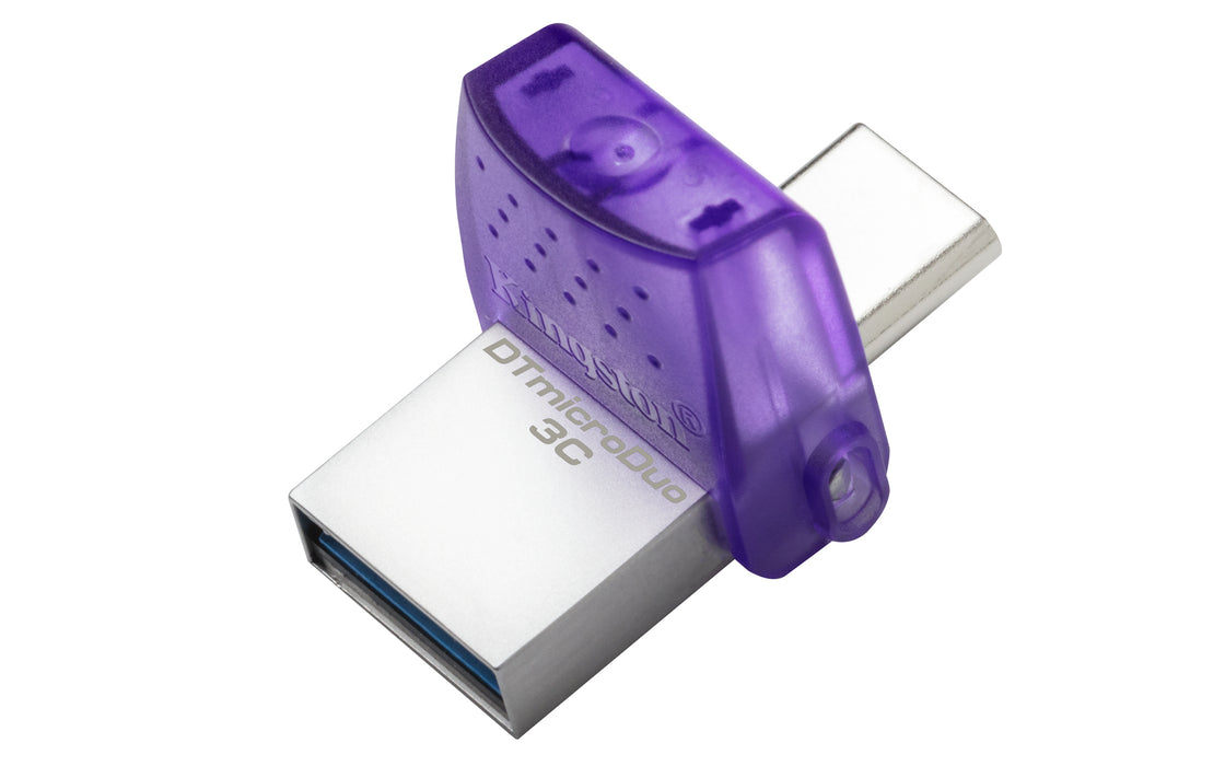 Kingston 256GB DataTraveler microDuo 3C Dual USB Type-C and USB Type-A connectors, 200mb/s -- 5 Year Kingston Warranty