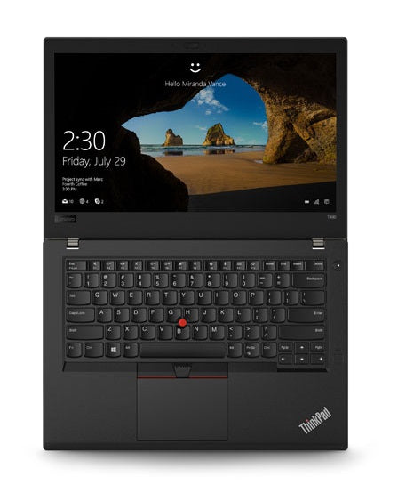 ThinkPad T480 Notebook, Intel Core-i5 8th Gen, 16GB DDR4 RAM, 256GB M.2 PCIe NVMe SSD, Intel UHD 620 Graphics, 14.0" LED LCD Screen, Res 1920x1080, Windows 10 Pro (Windows 11 Ready) -- 1 Year TTE.CA Hardware Warranty -- 30 Day Battery Wararnty