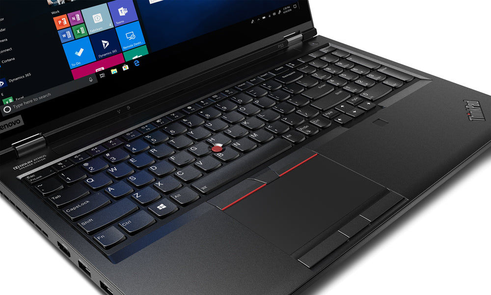 Lenovo ThinkPad P53 Notebook, Intel Core-i7 9th Gen, 16 GB DDR4 RAM, 512 GB NVMe SSD, 15.6" Wide Screen 1920x1080, Nvidia Quadro T1000 4 GB Graphics, Windows 10 Pro (Windows 11 Ready) -- 3 Year TTE.CA Hardware Warranty -- 30 Day Battery Warranty