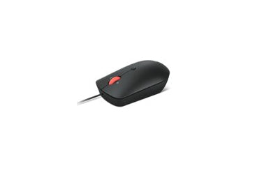 Lenovo ThinkPad USB-C Wired Compact Mouse, Ambidextrous, Blue optical sensor, On-the-fly DPI switch (800 DPI, 1600 DPI, 2400 DPI), 4-button mouse (left click, right click, scroll click, DPI) -- 1 Year Lenovo Warranty