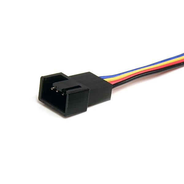 12" Power Splitter cable, Connect two 3 or 4-pin (PWM) Fans to a Single Connector